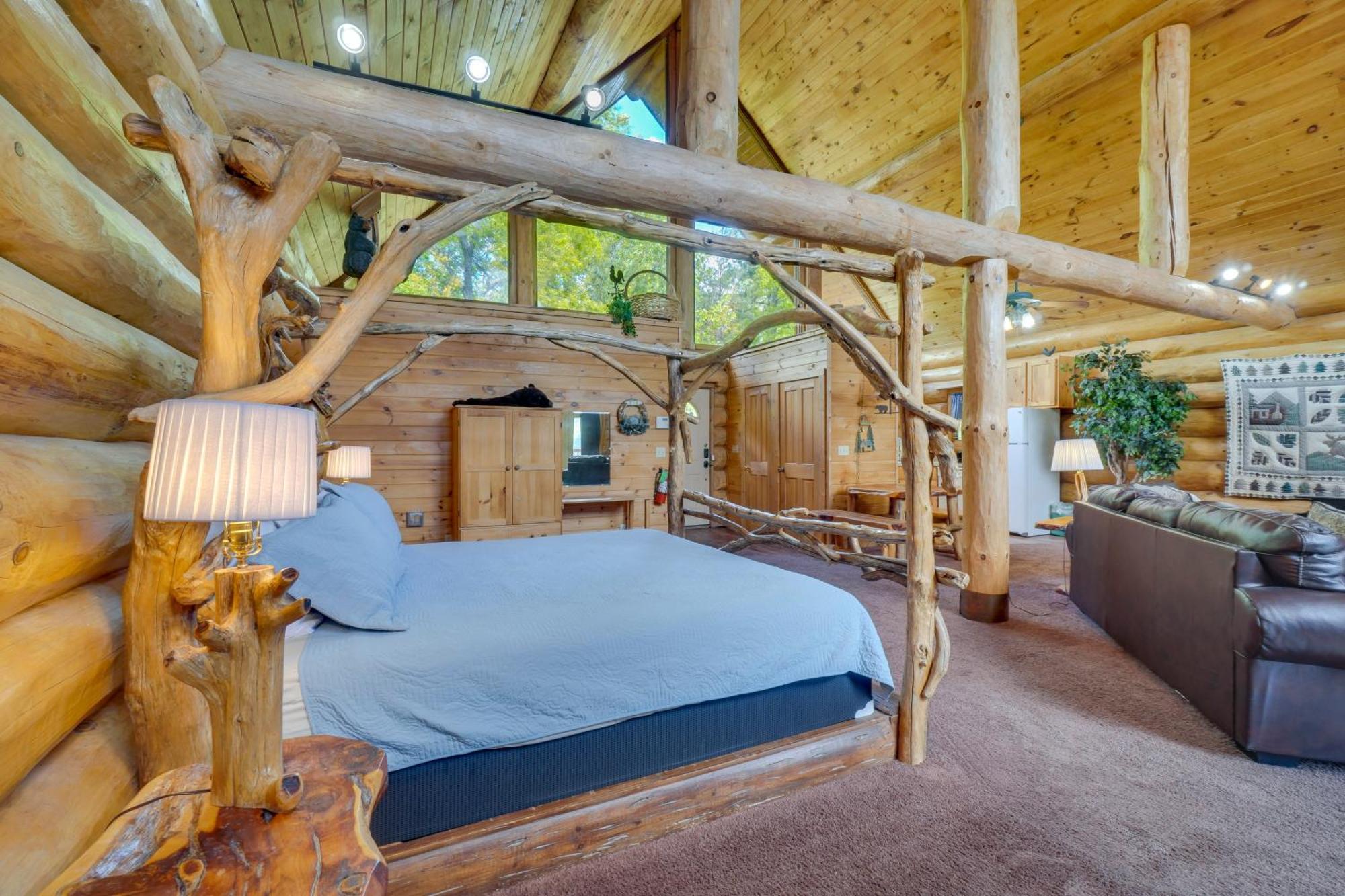 Gatlinburg Cabin With Hot Tub About 11 Miles To Downtown المظهر الخارجي الصورة